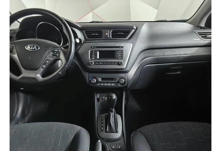 Kia Rio 1.6 AT (123 л.с.) Черный в АВИЛОН. Слайд №14