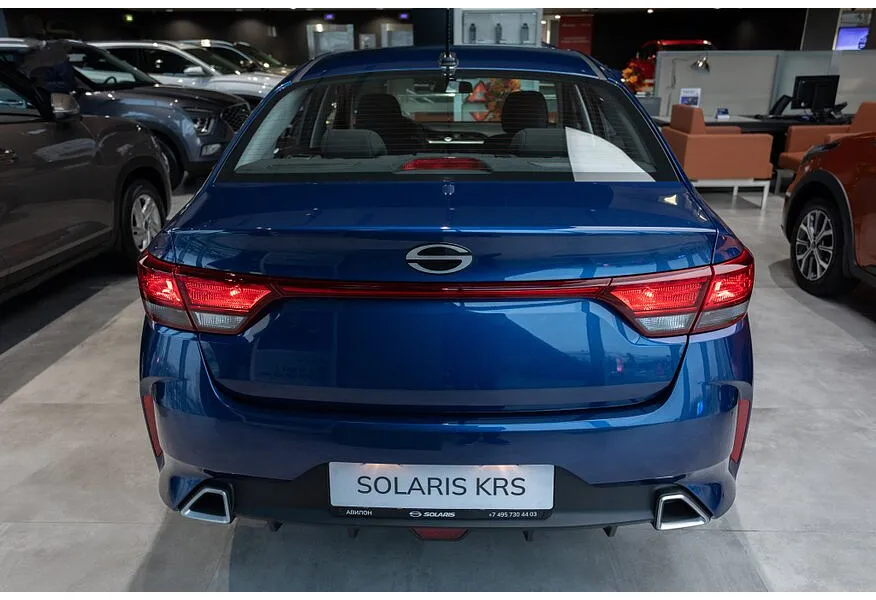 Solaris KRS 1.6 AT (123 л.с.) Style Синий в АВИЛОН. Слайд №4