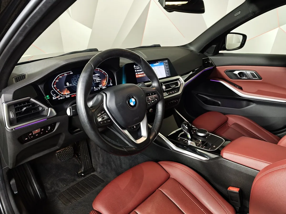 BMW 3 серия 318d Steptronic (150 л.с.) Sport Line Edition 21 Черный в АВИЛОН. Слайд №12