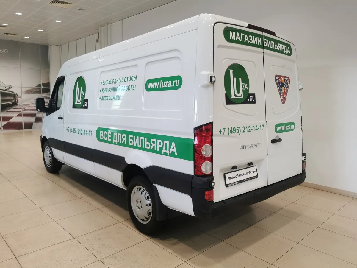 Sollers Atlant VAN 2.7D MT RWD SRW (150 л.с.) L2H1 3.5T Белый в АВИЛОН. Слайд №4