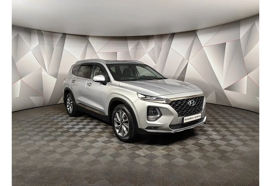 Hyundai Santa Fe 2.4 (188 л.с.) - 6AT Premier Серый в АВИЛОН. Слайд №3