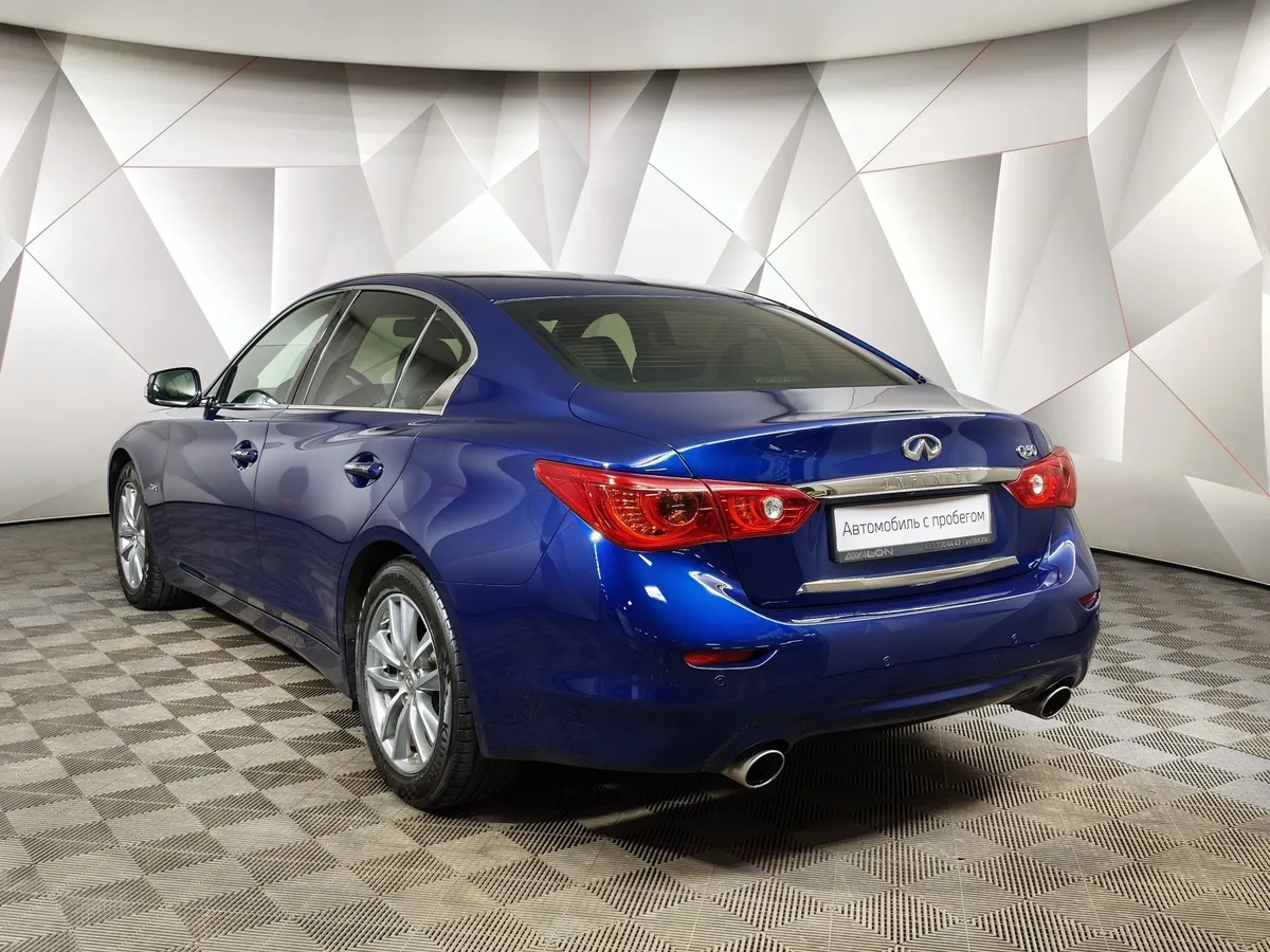 Infiniti Q50 2.0 T AT (211 л.с.) Синий в АВИЛОН. Слайд №4