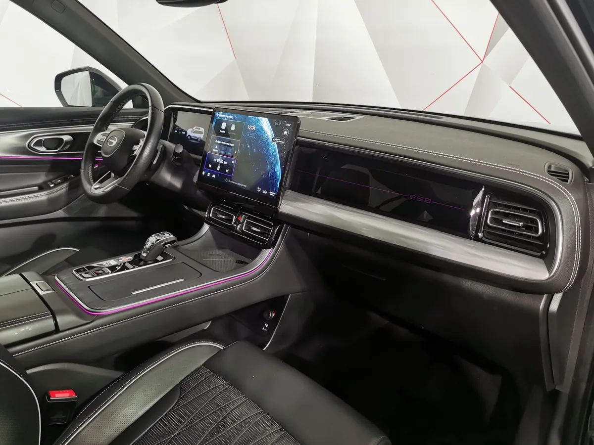 GAC GS8 2.0T 4WD (231 л.с.) GT Черный в АВИЛОН. Слайд №12