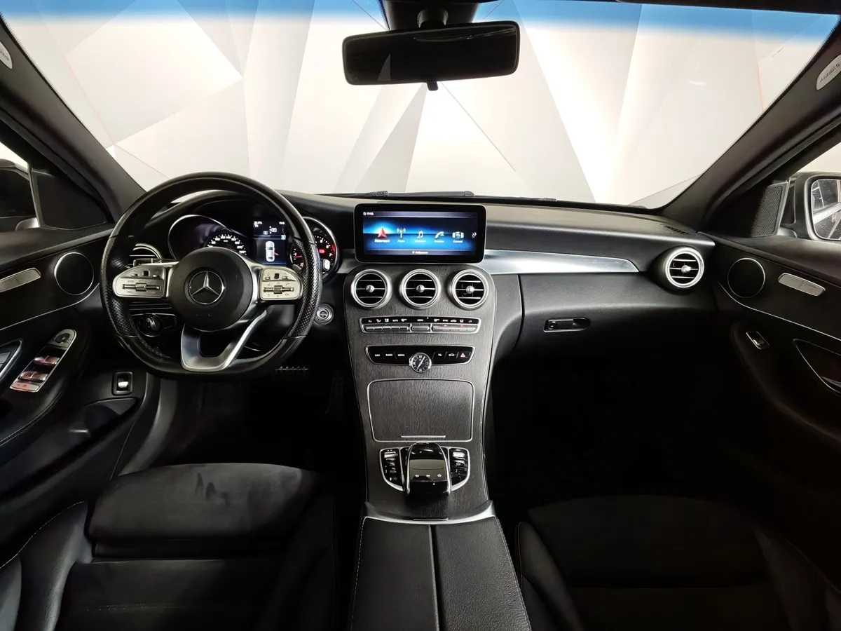Mercedes-Benz C-Класс C 200 9G-TRONIC 4MATIC (190 л.с.) Sport Черный в АВИЛОН. Слайд №14
