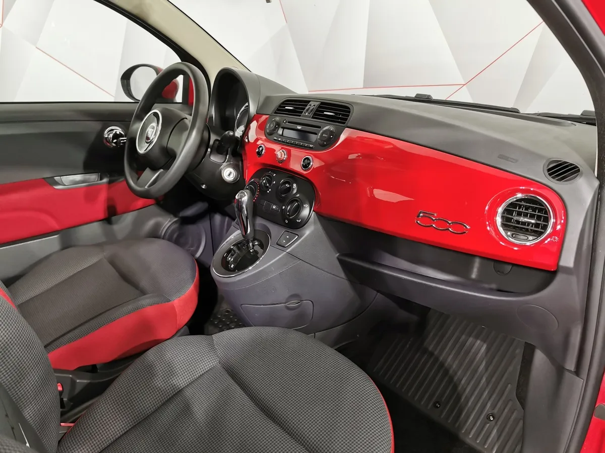 Fiat 500 1.2 AMT (69 л.с.) Красный в АВИЛОН. Слайд №12
