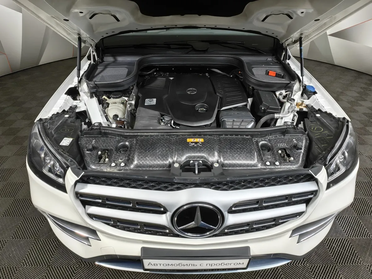 Mercedes-Benz GLS 400 d 9G-TRONIC 4Matic (330 л.с.) Premium Белый в АВИЛОН. Слайд №11