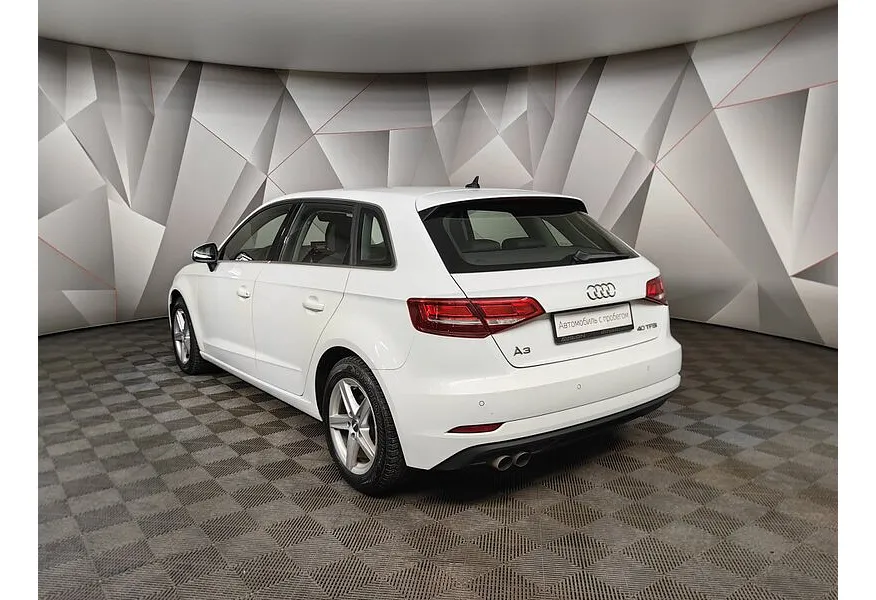 Audi A3 2.0 TFSI S-tronic (190 л.с.) Sport Белый в АВИЛОН. Слайд №4