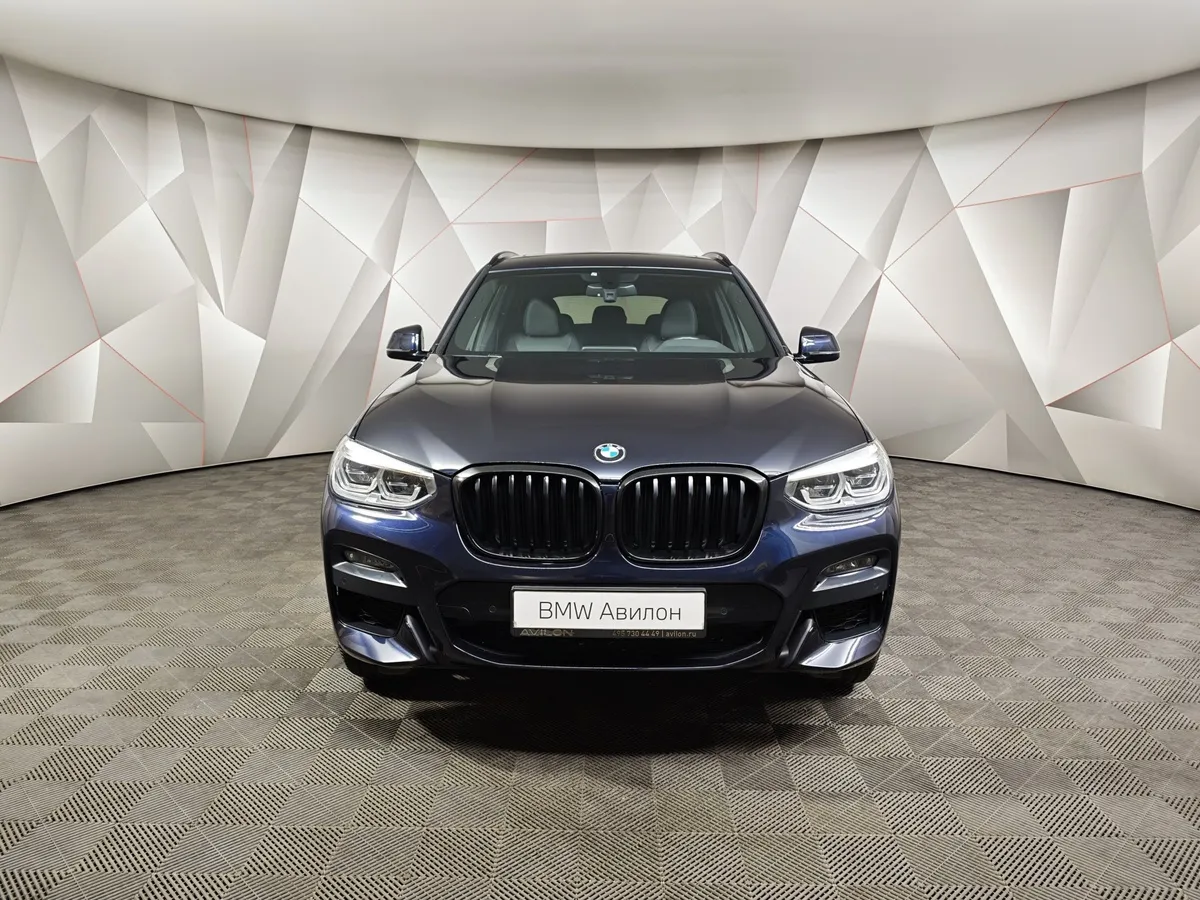 BMW X3 xDrive20d AT (190 л.с.) M Sport Черный в АВИЛОН. Слайд №3