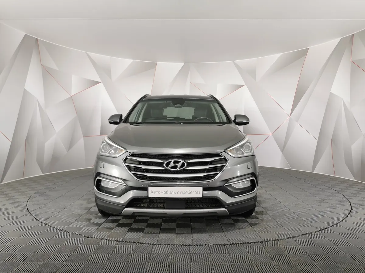 Hyundai Santa Fe 2.2 CRDi AT 4WD (197 л.с.) High-tech Серый в АВИЛОН. Слайд №7