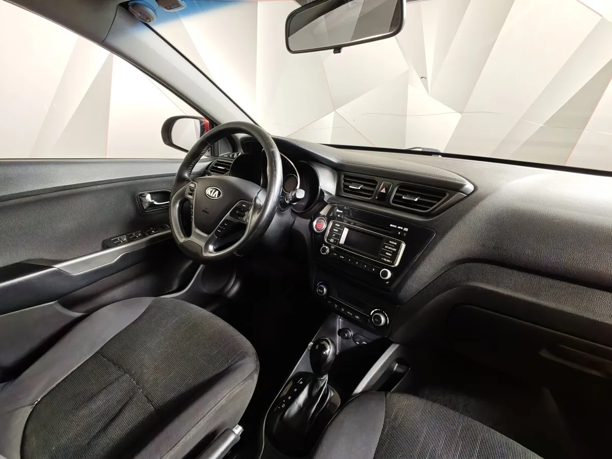 Kia Rio 1.6 AT (123 л.с.) Красный в АВИЛОН. Слайд №13