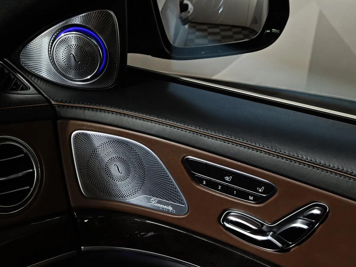 Mercedes-Benz S-Класс S 500 7G-Tronic Plus 4Matic длинная база (455 л.с.) Черный в АВИЛОН. Слайд №26
