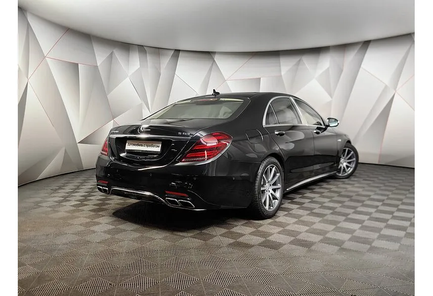 Mercedes-Benz S-Класс S 63 AMG 9G-Tronic 4Matic+ длинная база (612 л.с.) Черный в АВИЛОН. Слайд №2