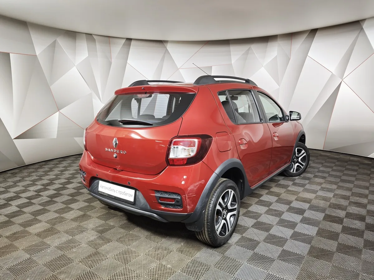 Renault Sandero 1.6 CVT (113 л.с.) Stepway Life City Красный в АВИЛОН. Слайд №2