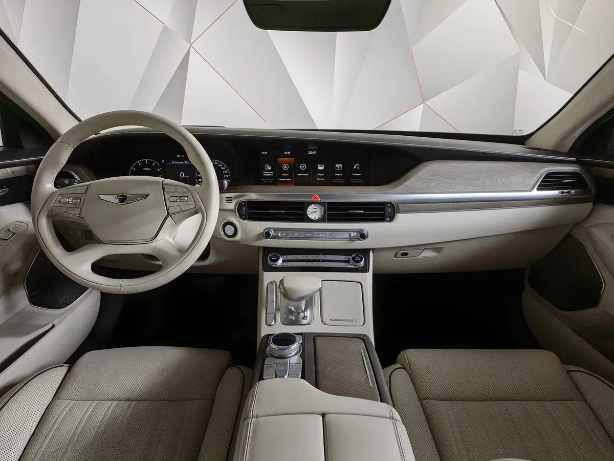 Genesis G90 3.8 GDI AT AWD (309 л.с.) Elite Черный в АВИЛОН. Слайд №14