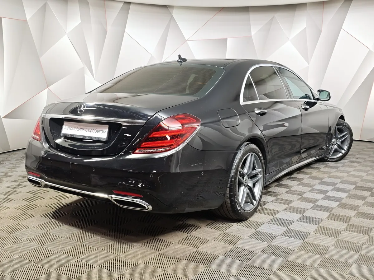 Mercedes-Benz S-Класс S 350 d 9G-Tronic 4Matic длинная база (249 л.с.) Черный в АВИЛОН. Слайд №2