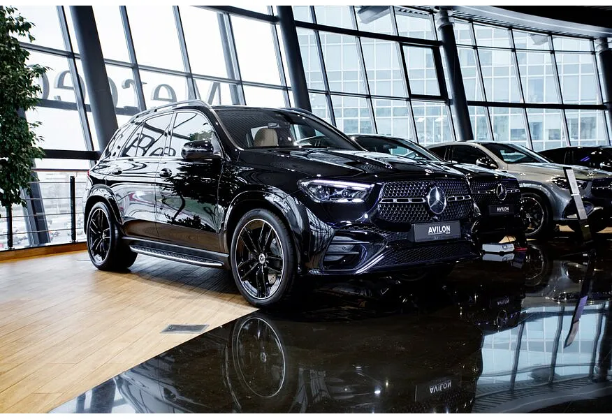 Mercedes-Benz GLE 450d 4MATIC 9G-TRONIC (367 л.с.) Черный в АВИЛОН. Слайд №2