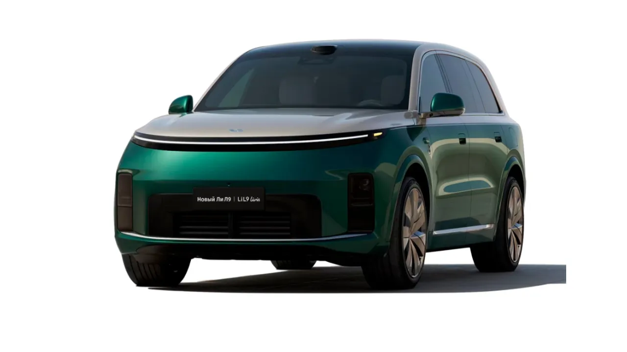 Li Auto L9 1.5h AT 4WD (571 л.с.) Ливис Зеленый в АВИЛОН. Слайд №1