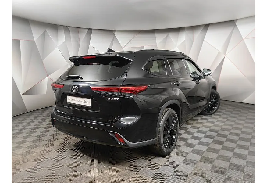 Toyota Highlander 2.0T AT 4WD (248 л.с.) 7 мест Престиж Черный в АВИЛОН. Слайд №2