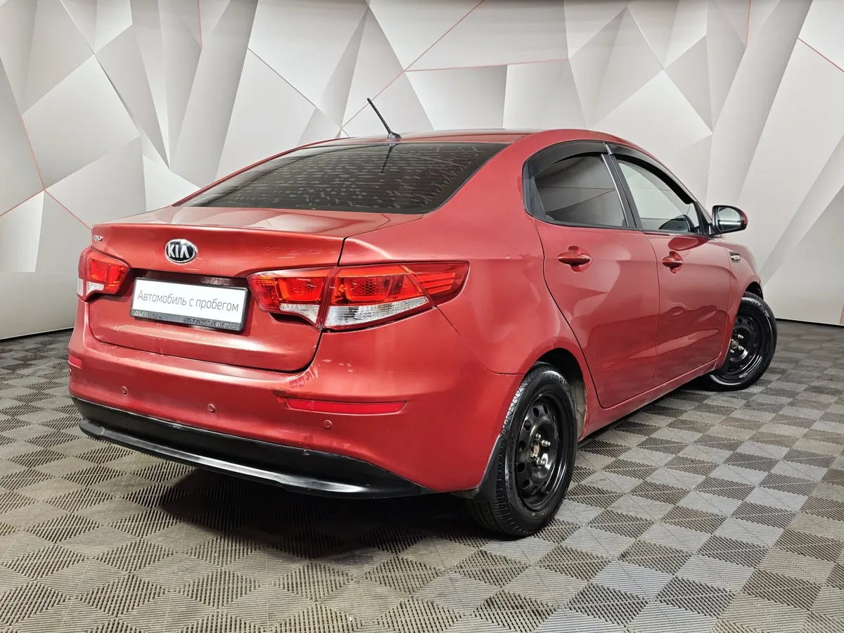 Kia Rio 1.6 AT (123 л.с.) Красный в АВИЛОН. Слайд №2