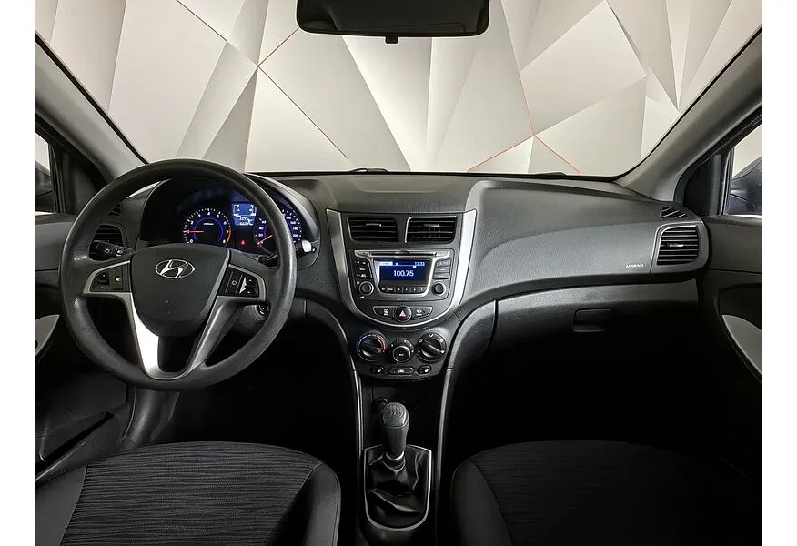 Hyundai Solaris 1.6 MT (123 л.с.) Comfort Синий в АВИЛОН. Слайд №14