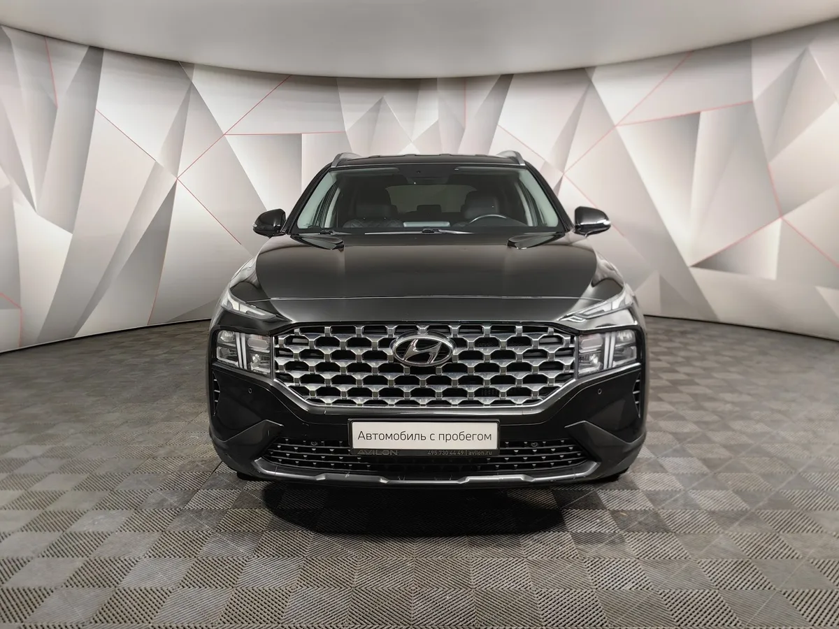 Hyundai Santa Fe 2.2 CRDi AWD 8AT (200 л.с.) Lifestyle Черный в АВИЛОН. Слайд №7