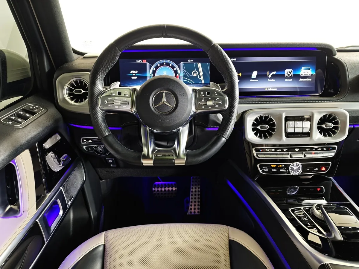 Mercedes-Benz G-Класс G 63 AMG Speedshift Plus 9G-Tronic (571 л.с.) Белый в АВИЛОН. Слайд №20