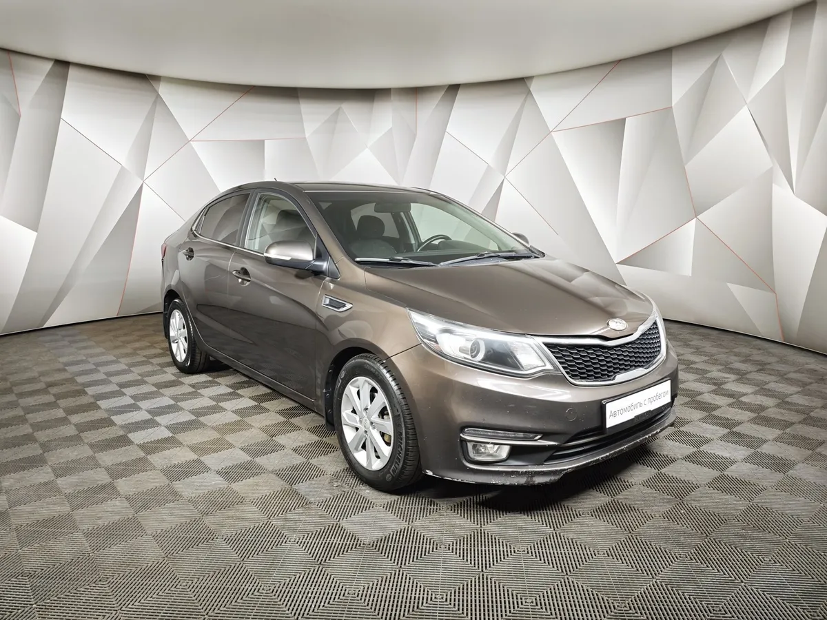 Kia Rio 1.6 AT (123 л.с.) Prestige Коричневый в АВИЛОН. Слайд №3