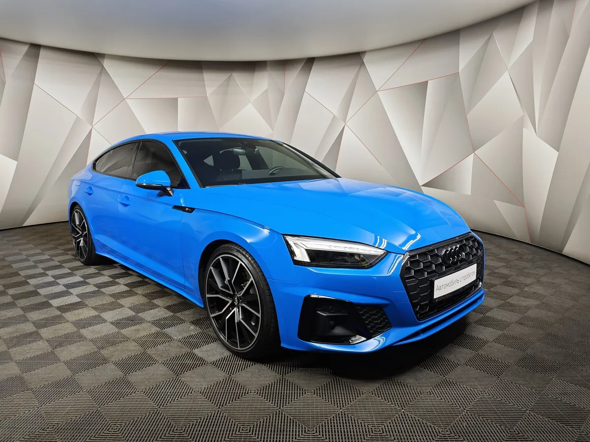 Audi A5 2.0 TFSI S tronic quattro (249 л.с.) Sport Синий в АВИЛОН. Слайд №3