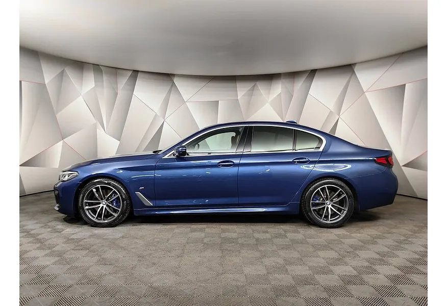 BMW 5 серия 520i Steptronic (184 л.с.) Синий в АВИЛОН. Слайд №5