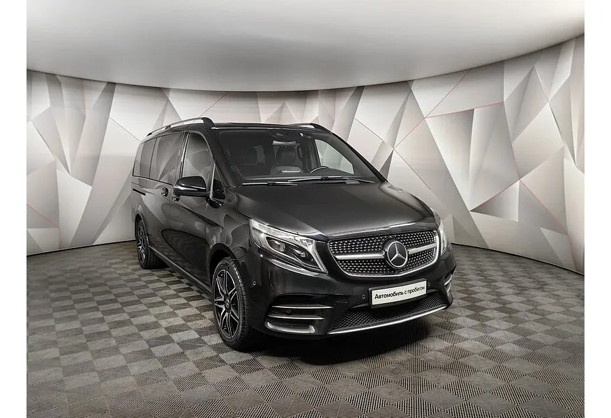 Mercedes-Benz V-Класс V 220 d AT L2 4x4 (163 л.с.) AMG Line Черный в АВИЛОН. Слайд №3