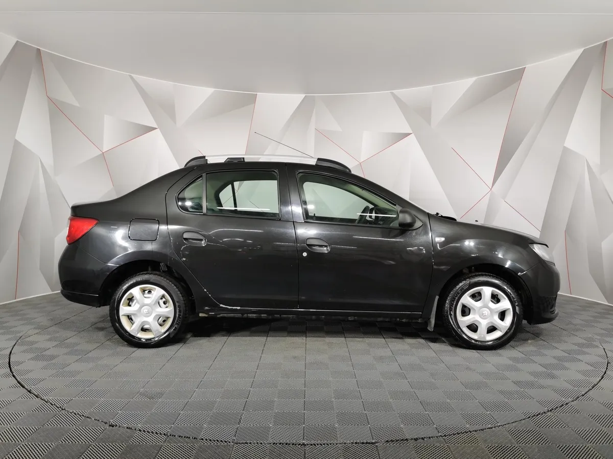 Renault Logan 1.6 MT (82 л.с.) Черный в АВИЛОН. Слайд №6