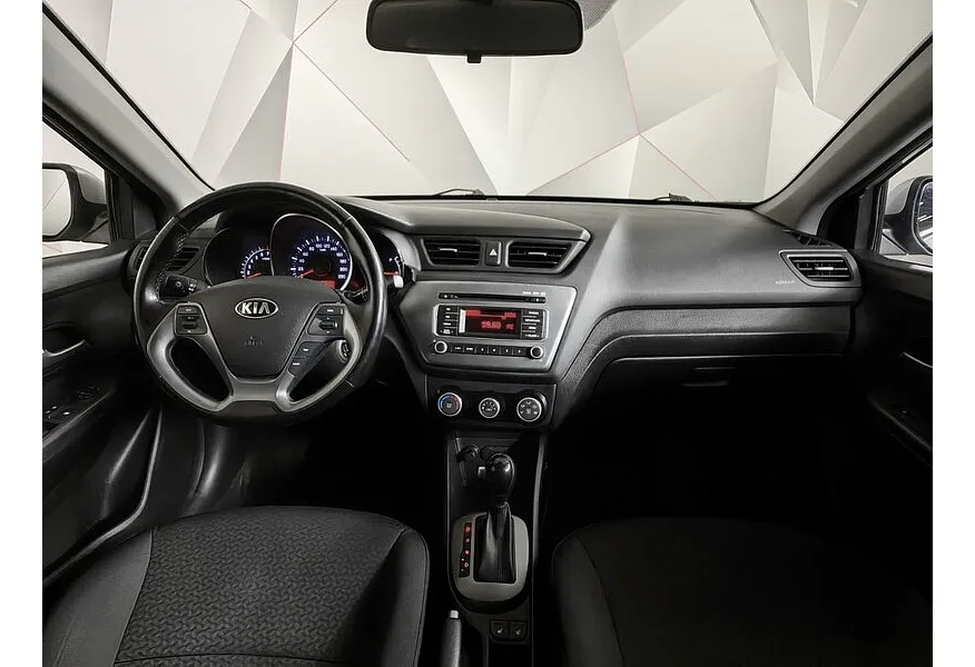 Kia Rio 1.6 AT (123 л.с.) Luxe Серебристый в АВИЛОН. Слайд №14