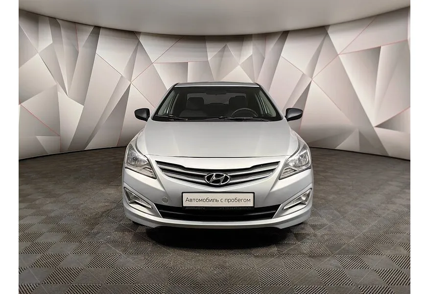 Hyundai Solaris 1.4 MT (107 л.с.) Active Серебристый в АВИЛОН. Слайд №7