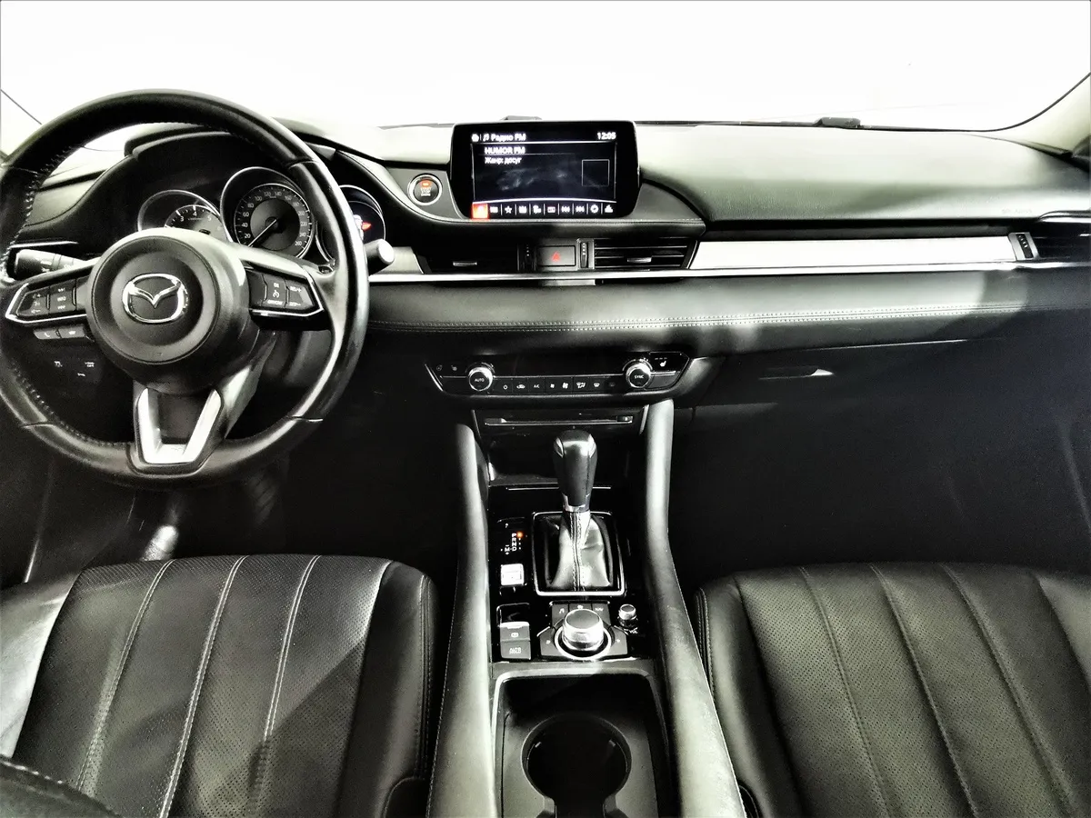 Mazda 6 2.5 SKYACTIV-G AT (192 л.с.) Supreme Plus Черный в АВИЛОН. Слайд №13