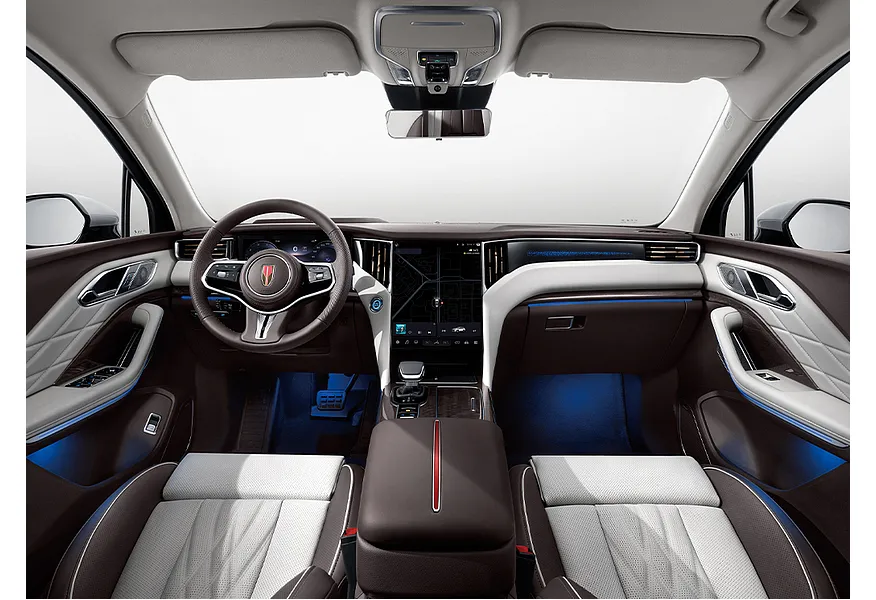 Hongqi HS7 2.0T 8AT 4WD (245 л.с.) Делюкс Серый в АВИЛОН. Слайд №11