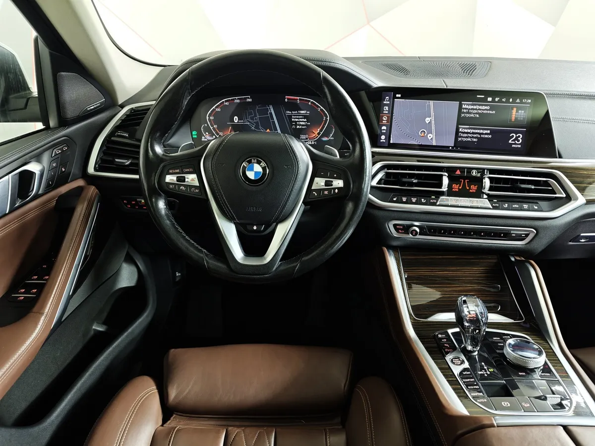 BMW X6 3.0 AT xDrive30d (249 л.с.) Белый в АВИЛОН. Слайд №15