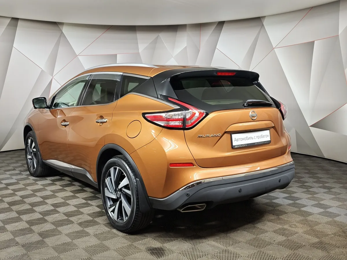 Nissan Murano 3.5 Xtronic AWD (249 л.с.) Оранжевый в АВИЛОН. Слайд №4