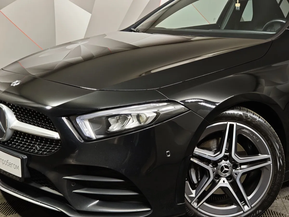 Mercedes-Benz A-Класс A 200 7G-DCT (150 л.с.) Sport Черный в АВИЛОН. Слайд №10