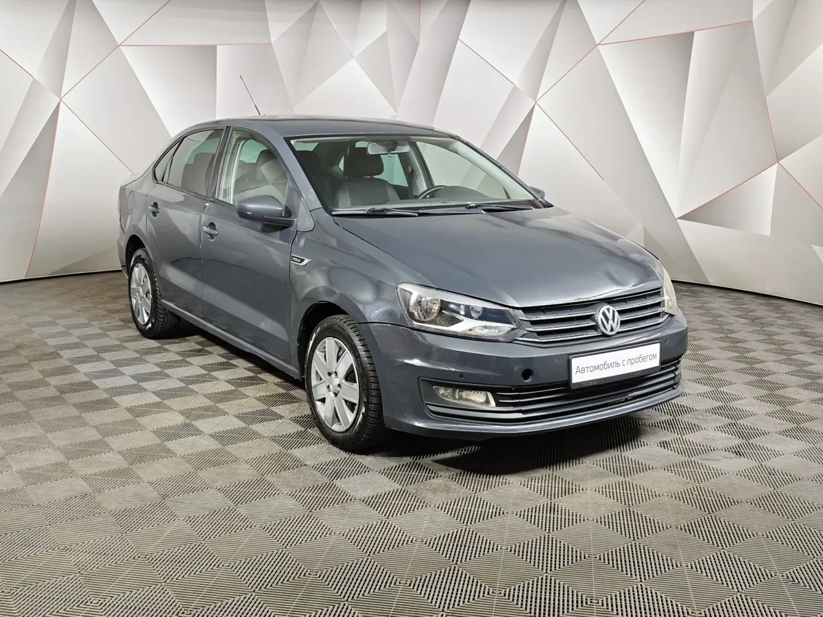 Volkswagen Polo 1.6 MPI AT (110 л.с.) Trendline Серый в АВИЛОН. Слайд №3
