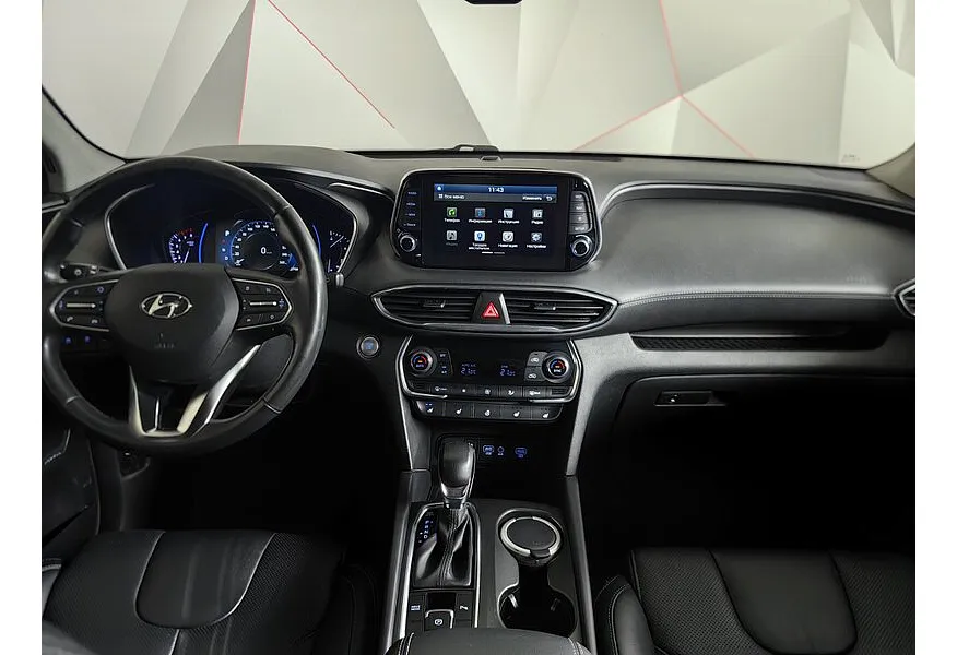 Hyundai Santa Fe 2.4 (188 л.с.) - 6AT Premier Серый в АВИЛОН. Слайд №15