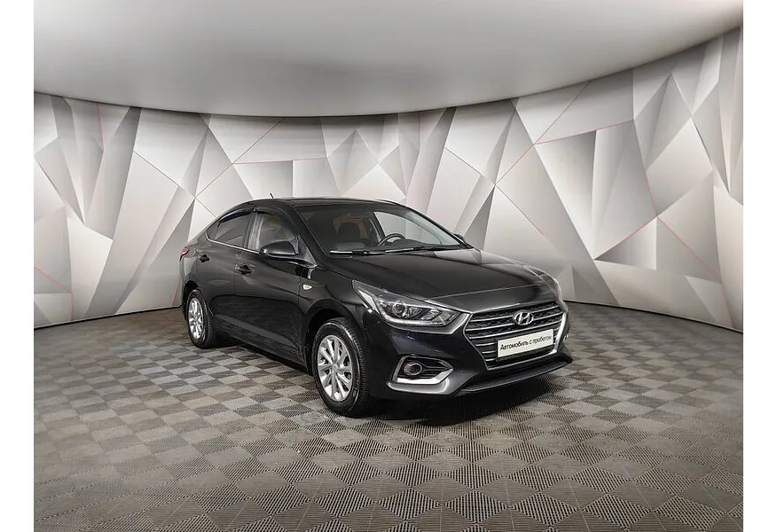 Hyundai Solaris 1.6 AT (123 л.с.) Elegance Черный в АВИЛОН. Слайд №3