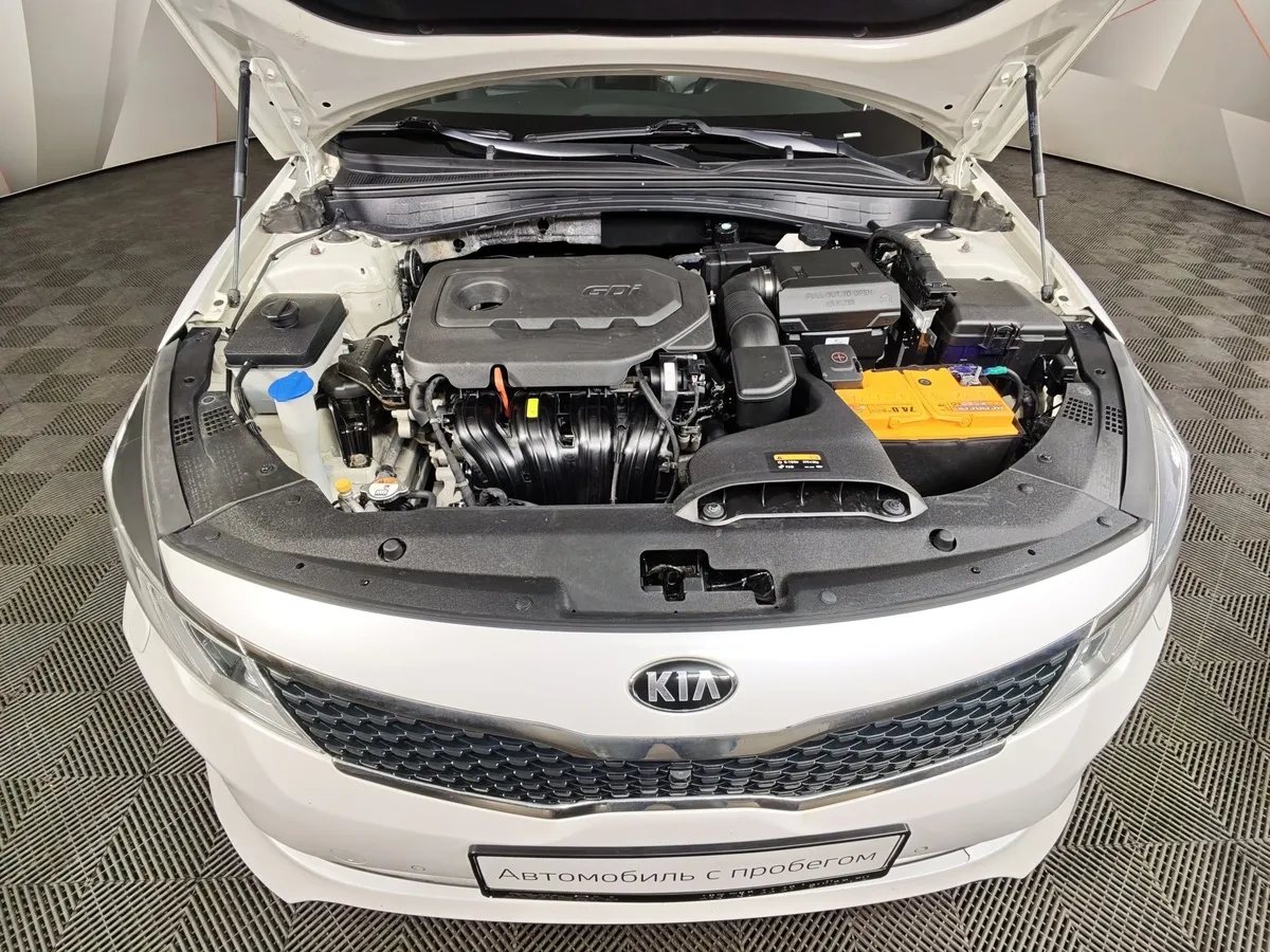 Kia Optima 2.0 T AT (245 л.с.) GT Белый в АВИЛОН. Слайд №11