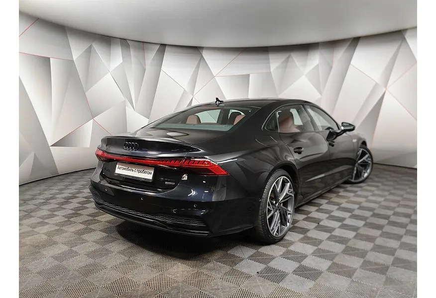 Audi A7 45 TFSI quattro S tronic (245 л.с.) S-line Black Samurai Черный в АВИЛОН. Слайд №2