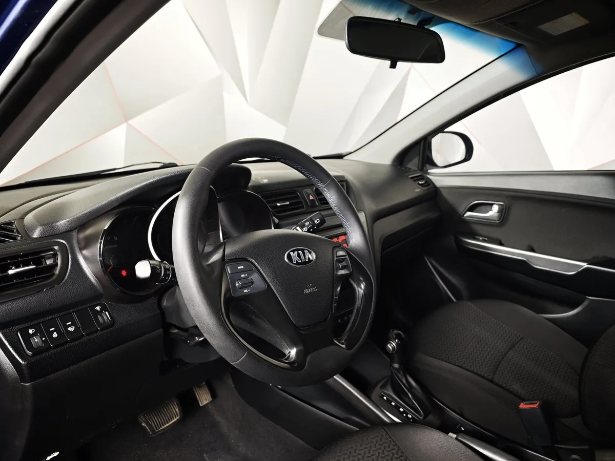 Kia Rio 1.6 AT (123 л.с.) Синий в АВИЛОН. Слайд №19