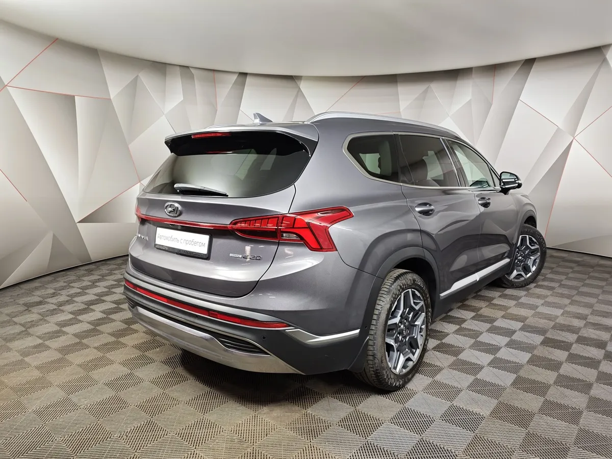 Hyundai Santa Fe 2.2 CRDi AWD 8AT (200 л.с.) High-Tech Серый в АВИЛОН. Слайд №2
