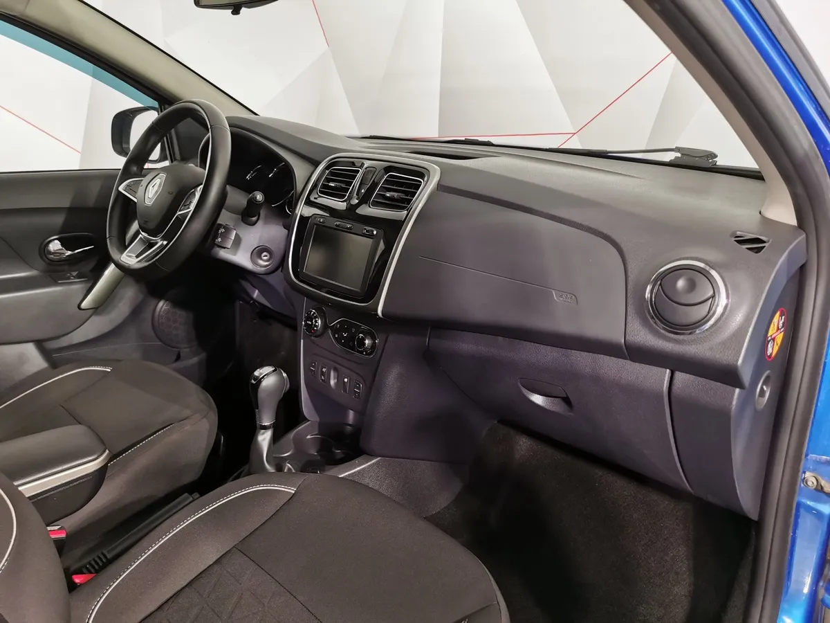 Renault Logan 1.6 AT FWD (102 л.с.) Синий в АВИЛОН. Слайд №12