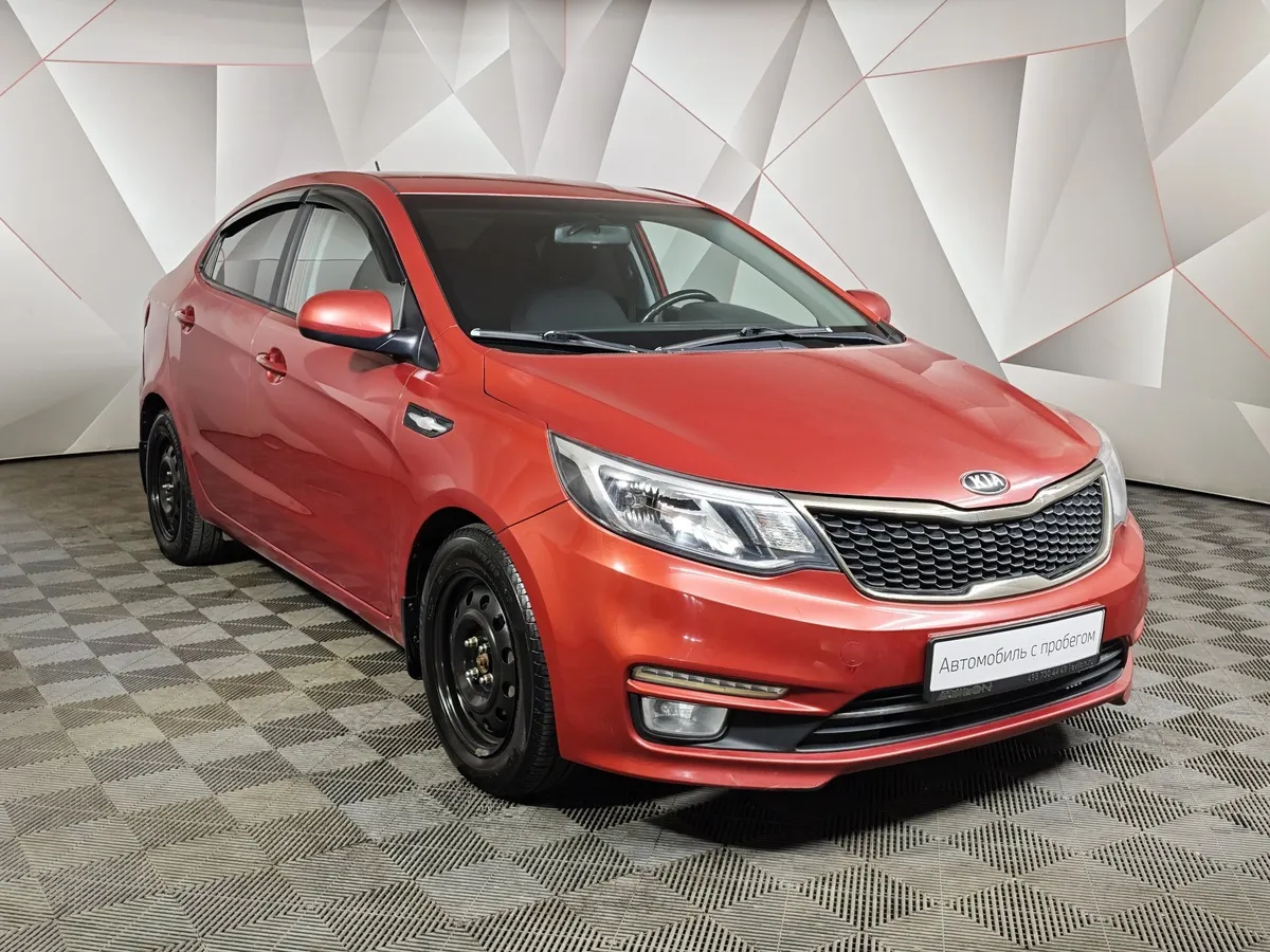 Kia Rio 1.6 AT (123 л.с.) Красный в АВИЛОН. Слайд №3