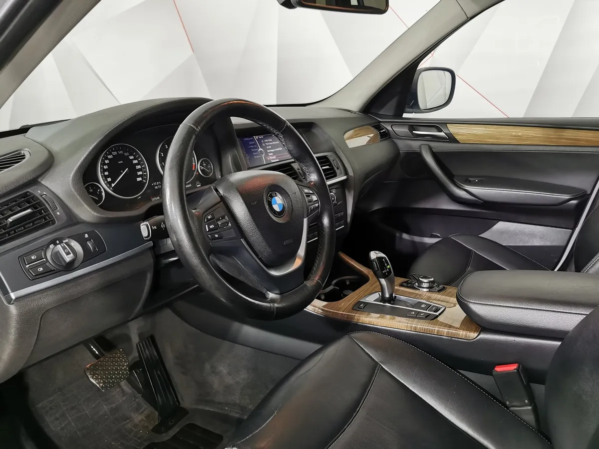 BMW X3 xDrive28i AT (245 л.с.) Серебристый в АВИЛОН. Слайд №12