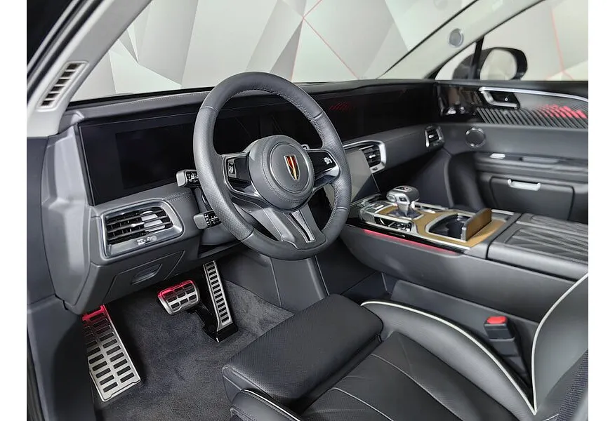 Hongqi E-HS9 AT 4WD (422 л.с.) Бизнес Черный в АВИЛОН. Слайд №17