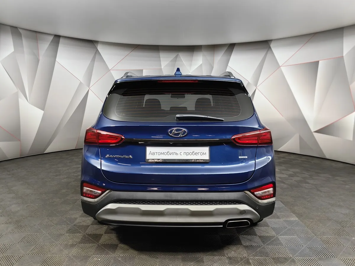 Hyundai Santa Fe 2.4 (188 л.с.) - 6AT Lifestyle Синий в АВИЛОН. Слайд №8